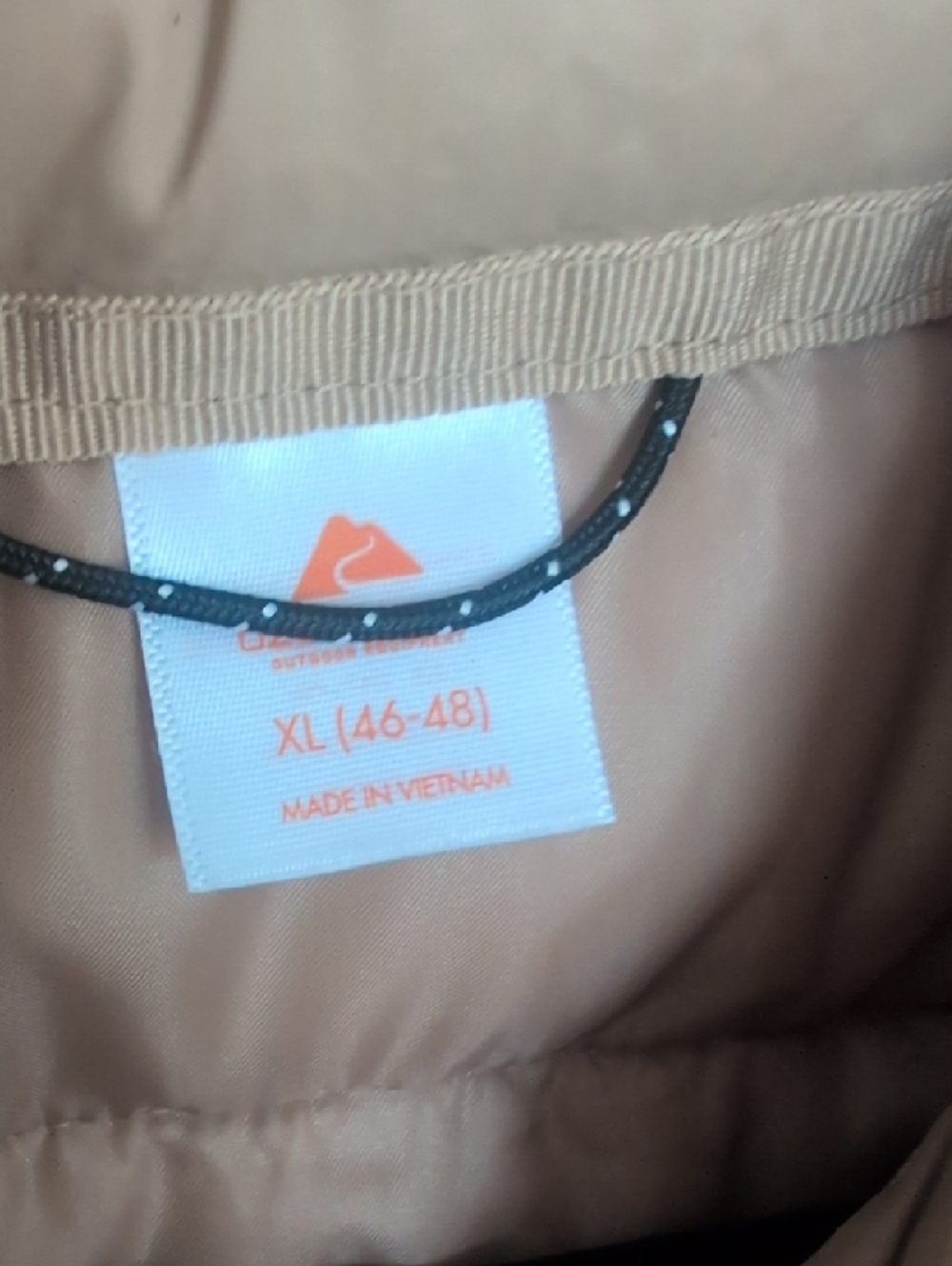 Ozark Trail Tan Puffer Jacket - Picture 4 of 11